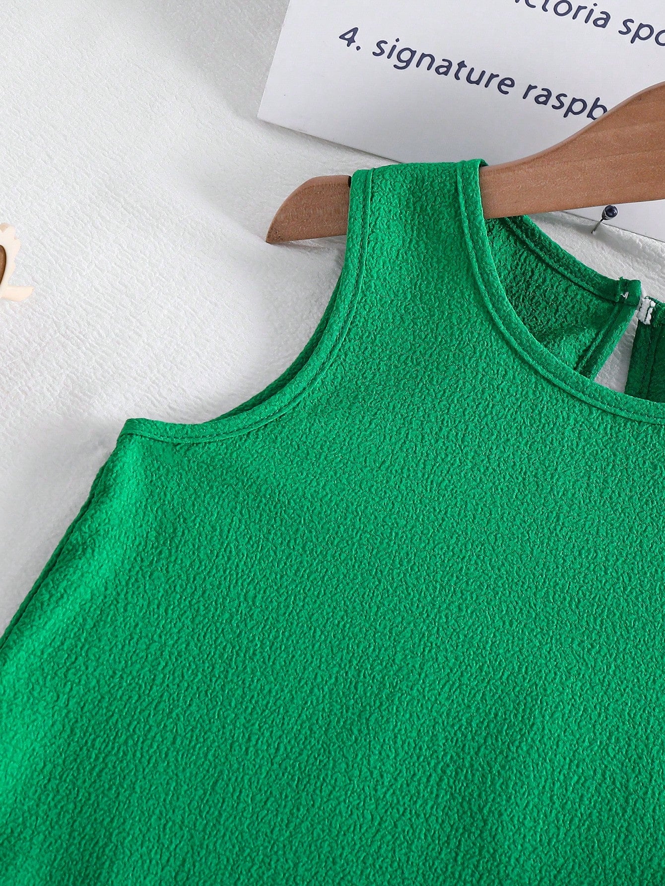 2pcs Little Girls Textured Tank Top & Shorts Set - Verdant | 21 Cen...