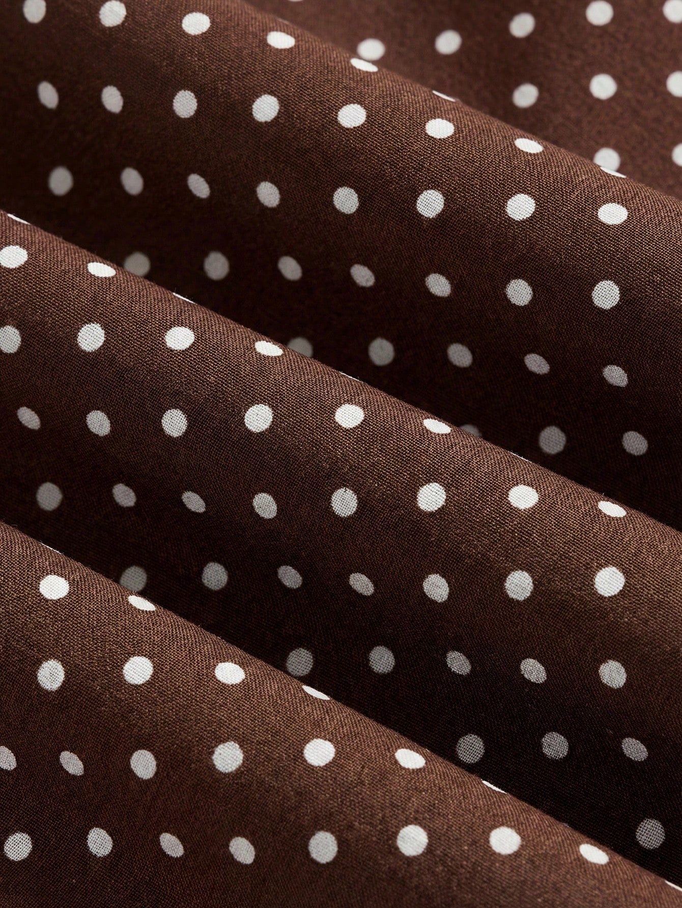Big Girls Polka Dot A-Line Midi Dress - Wenge | 21 Century Kids