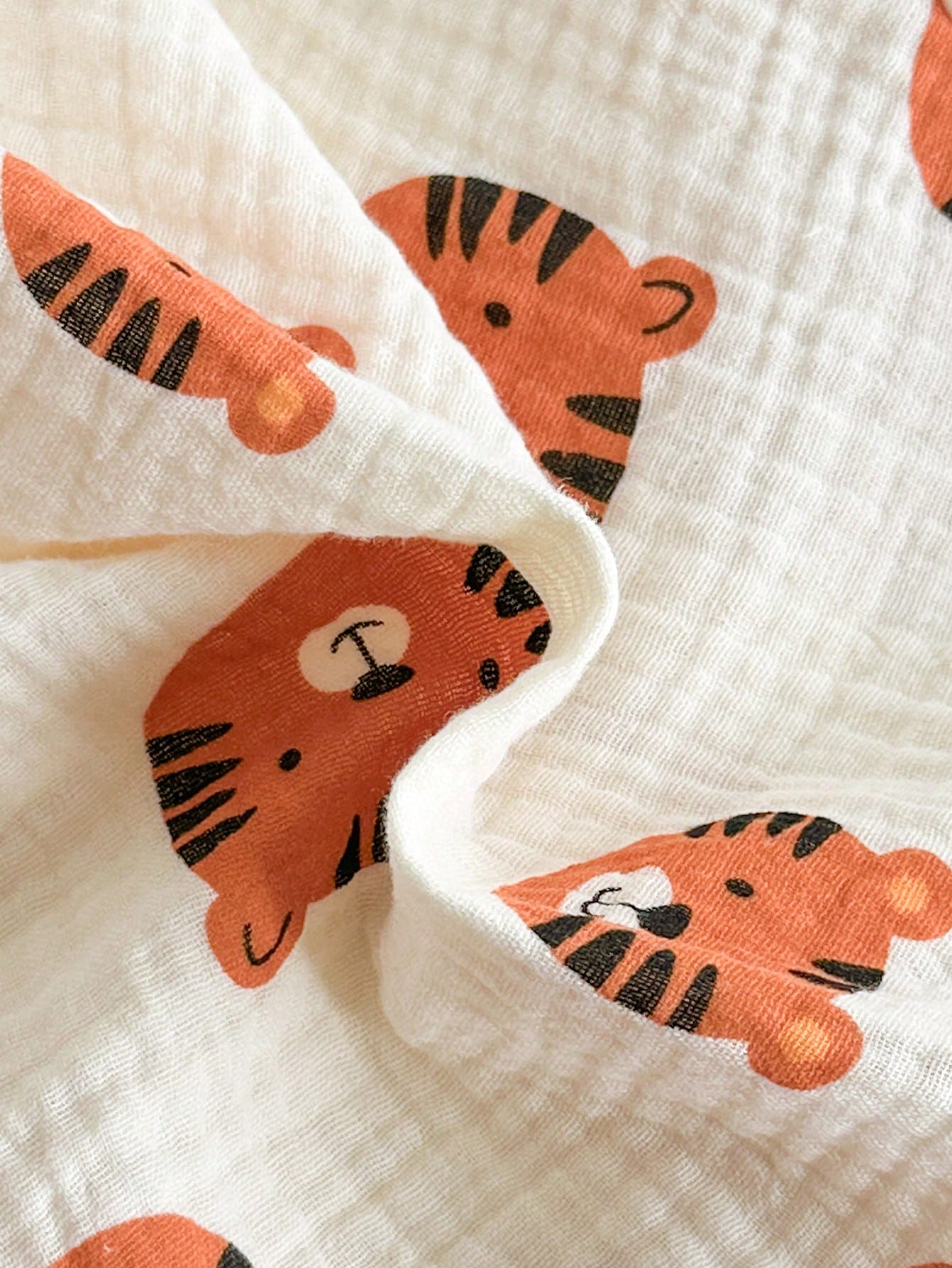 Baby Boys Tiger Print Collar Shirt & Shorts Set - Isabelline