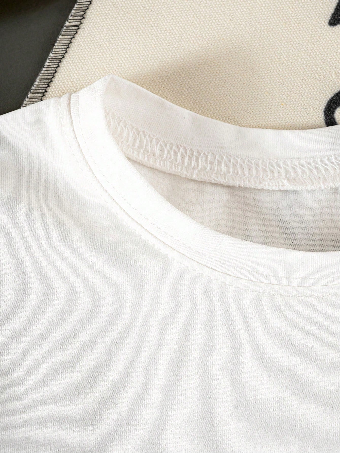 Boys Stripe Pocket Tee & Bermuda Shorts Set - Ivory