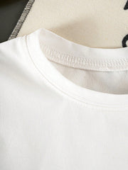 Boys Stripe Pocket Tee & Bermuda Shorts Set - Ivory