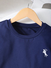 2pcs Big Girls Crop Tee & Striped Wide-Leg Pants Set - Midnight | 2...