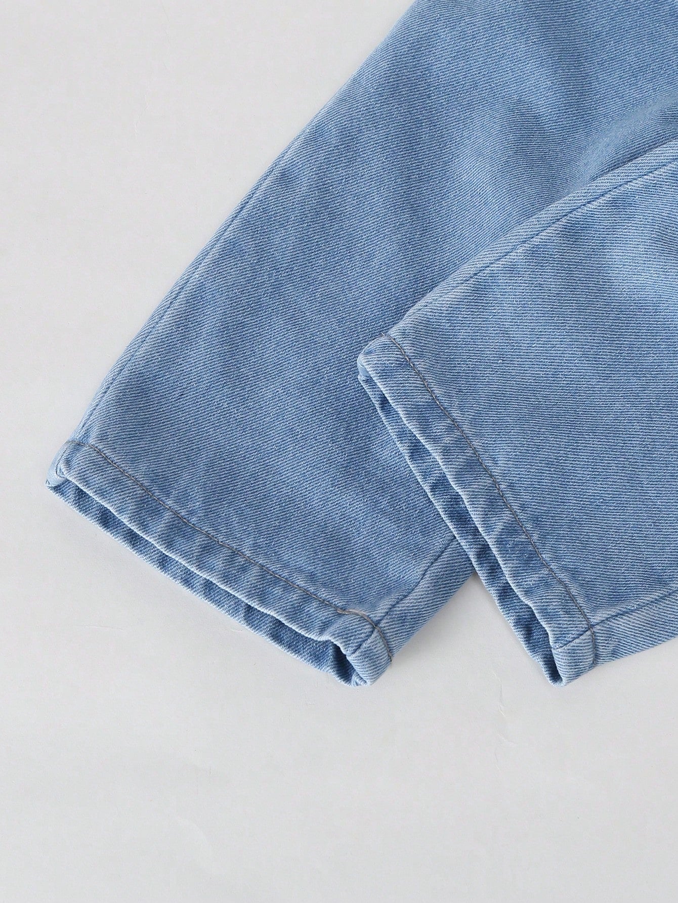 Boys Wide-Leg Barrel Denim Jeans - Chambray | 21 Century Kids