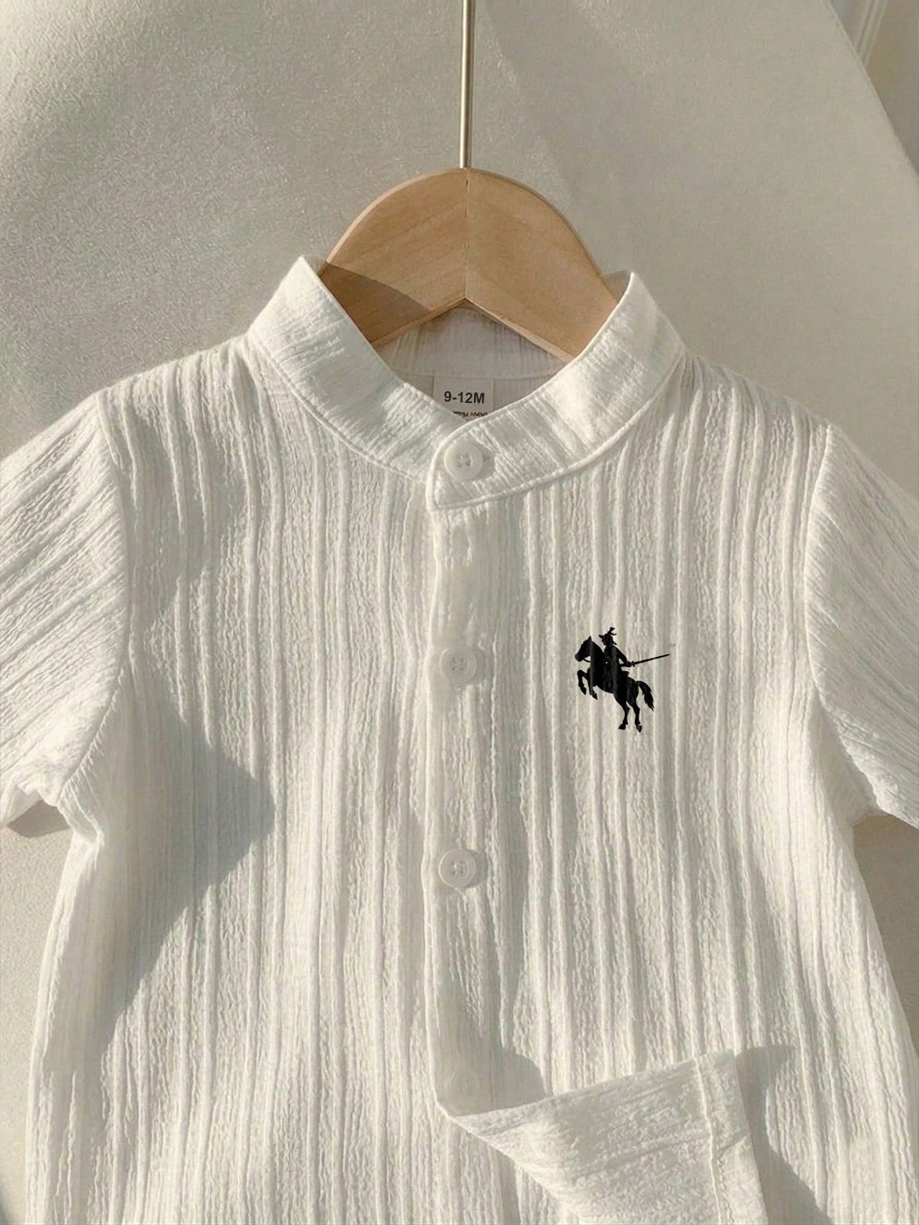 Baby Girls Embroidered Button-Front Shirt & Shorts Set - Ivory