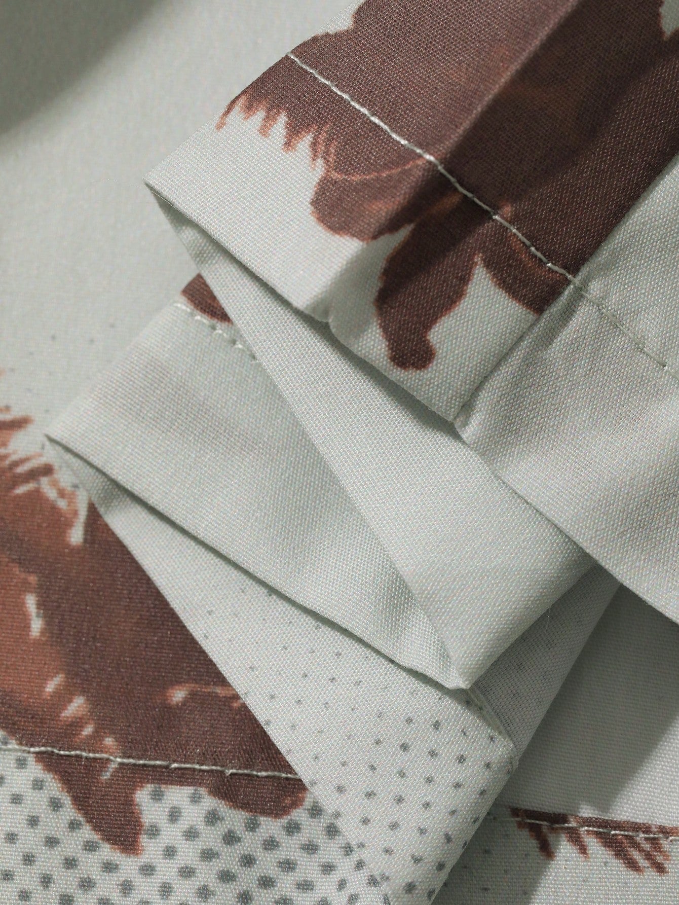 2pcs Big Boys Botanical Print Shirt & Bermuda Shorts Set - Sage | 2...