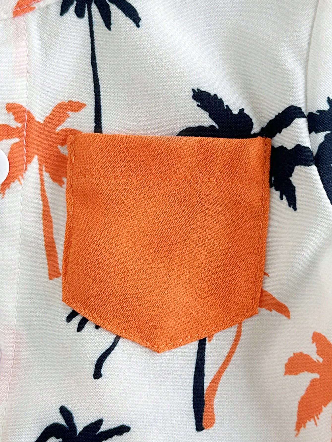 2pcs Baby Boys Palm Print Shirt & Shorts Set - Ivory | 21 Century Kids