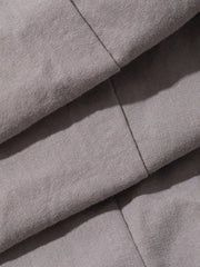 Boys Wide-Leg Pleated Cotton Trousers - Slate | 21 Century Kids