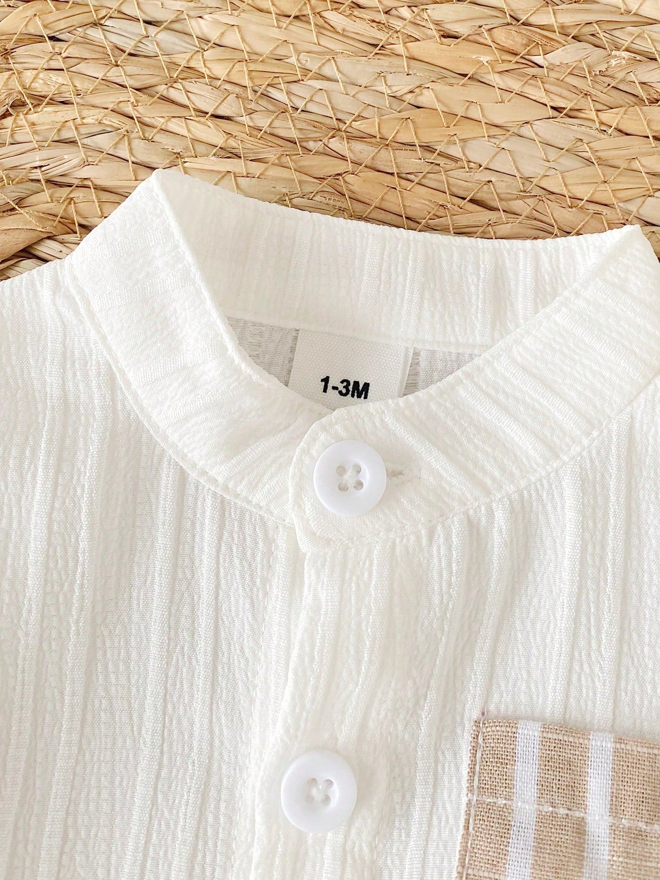 Baby Boys Linen Blend Button-Front Shirt & Shorts Set - Ivory