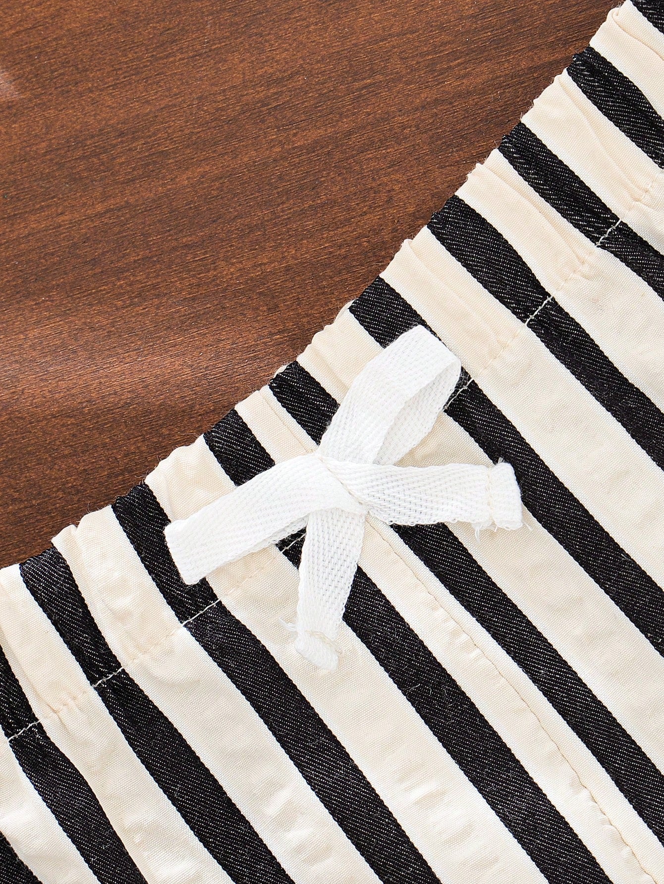 Boys Vertical Stripe Elasticated Waist Trousers - Ecru | 21 Century...