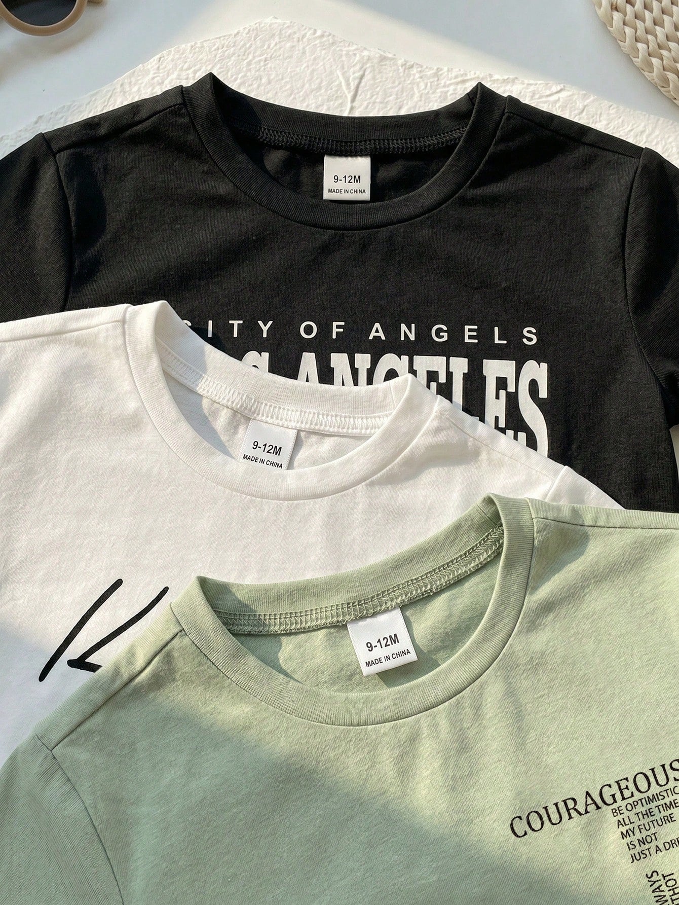 6pcs Boys Graphic Tee & Shorts Set - Onyx