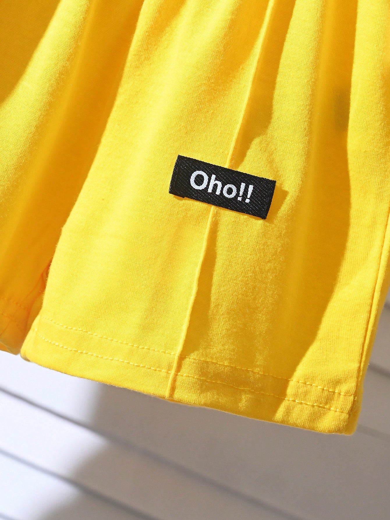 2pcs Boys Shoulder-Tie Tee & Shorts Set - Buttercup | 21 Century Kids