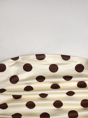 Big Girls Polka Dot Ruched Strapless A-Line Dress - Ecru | 21 Centu...