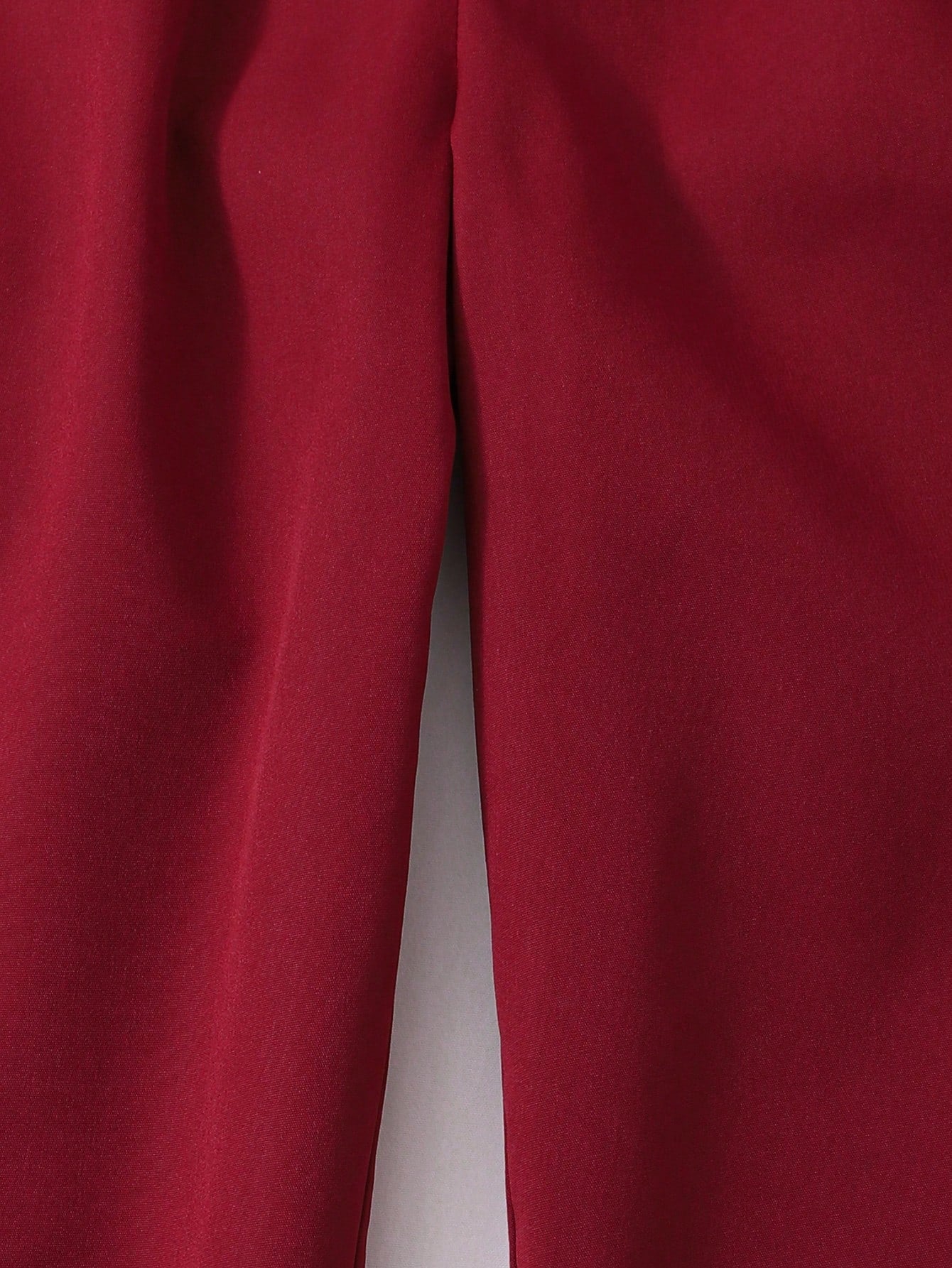 2pcs Big Girls Jewel Bow Tee & Ribbon Wide-Leg Pants Set - Crimson ...