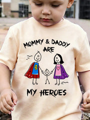 Boys Superhero Family Graphic Short Sleeve Tee - Ecru | 21 Century ...
