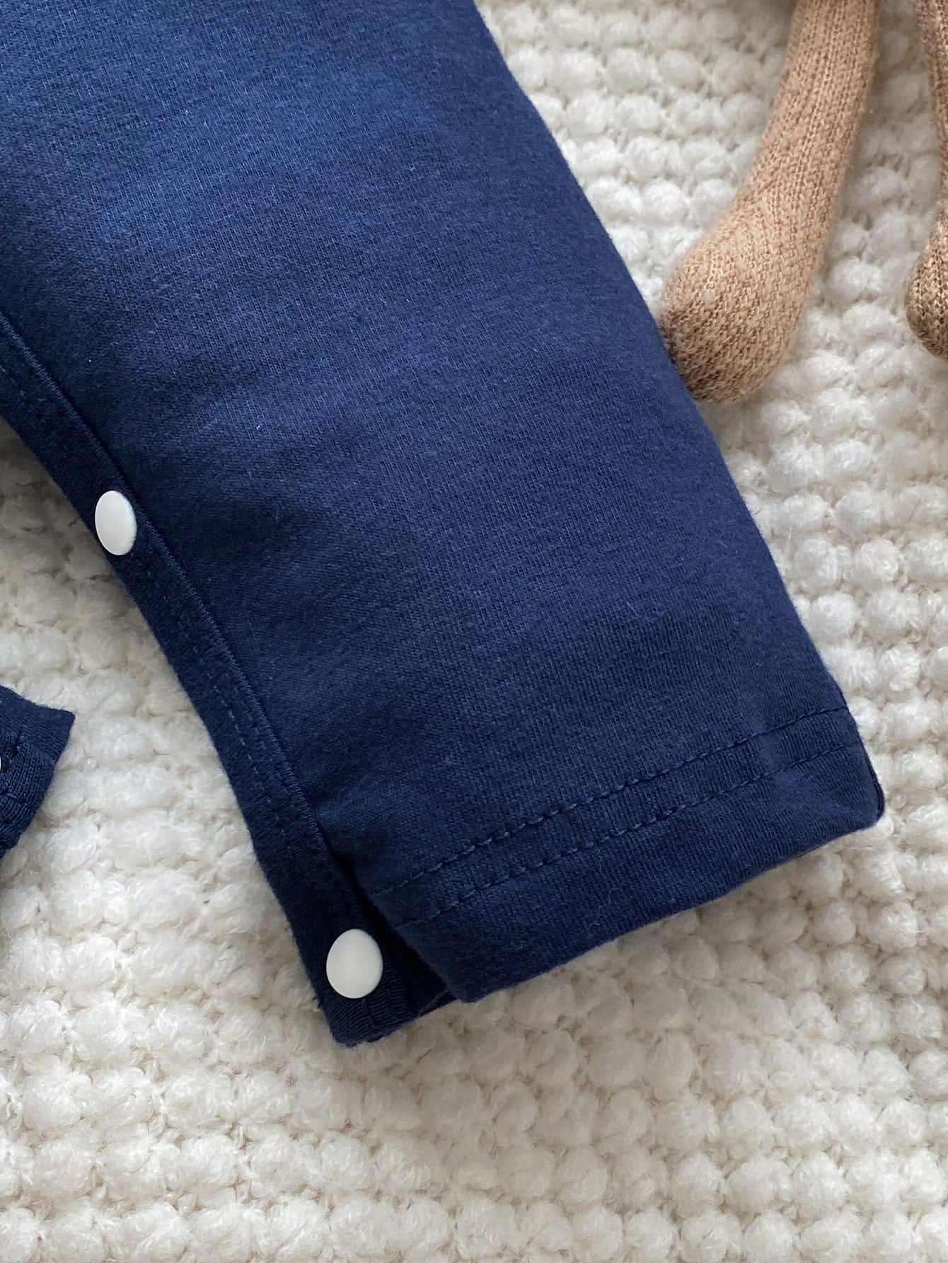 Baby Boys Bow Tie Suspender Romper - Midnight | 21 Century Kids