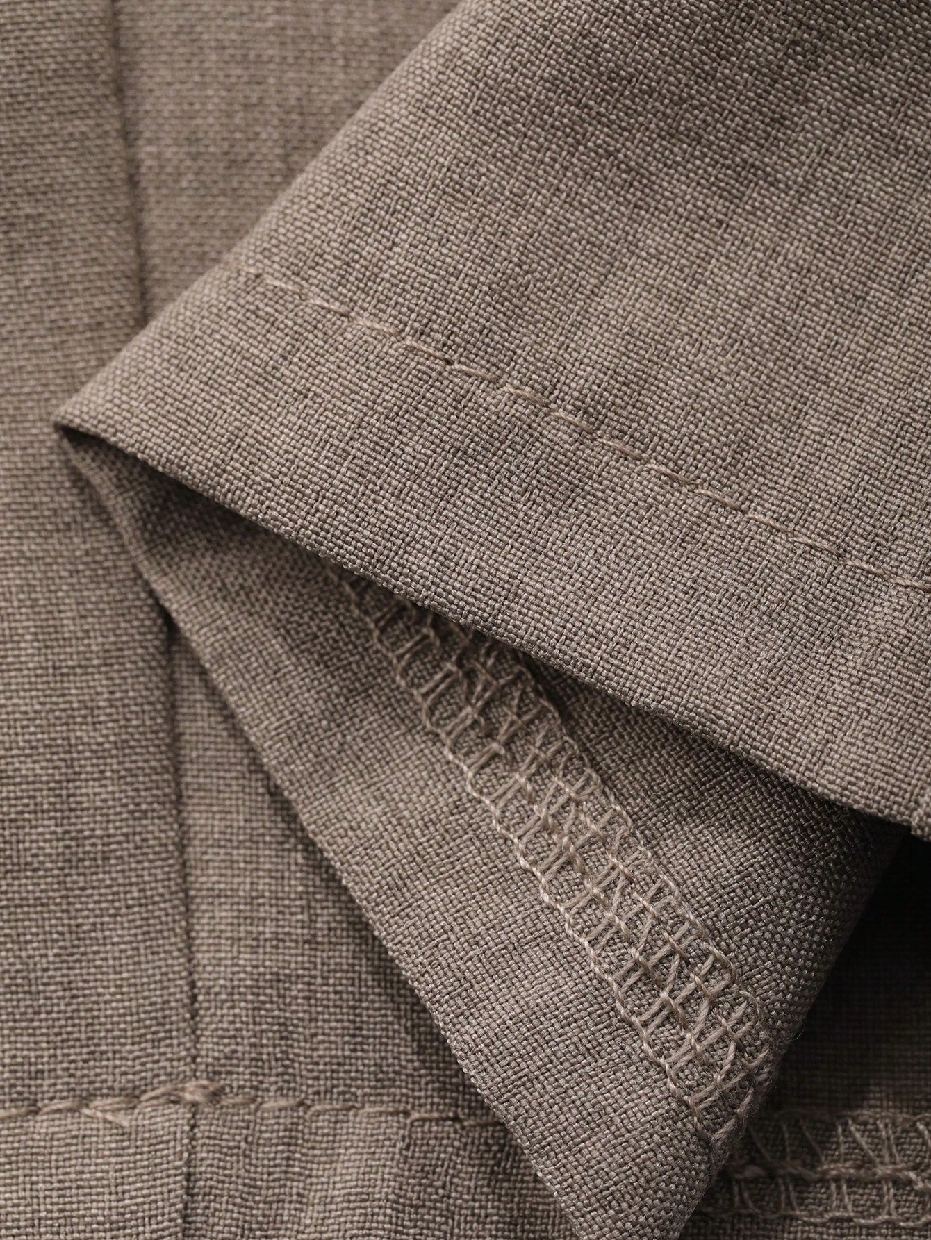 2pcs Boys Linen-Texture Shirt & Wide-Leg Trousers Set - Wenge | 21 ...