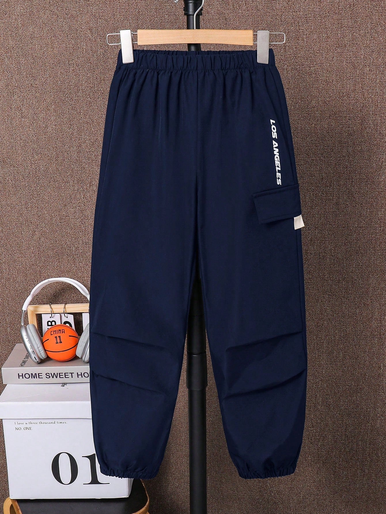 Big Boys Los Angeles Graphic Cargo Jogger Pants - Midnight | 21 Cen...