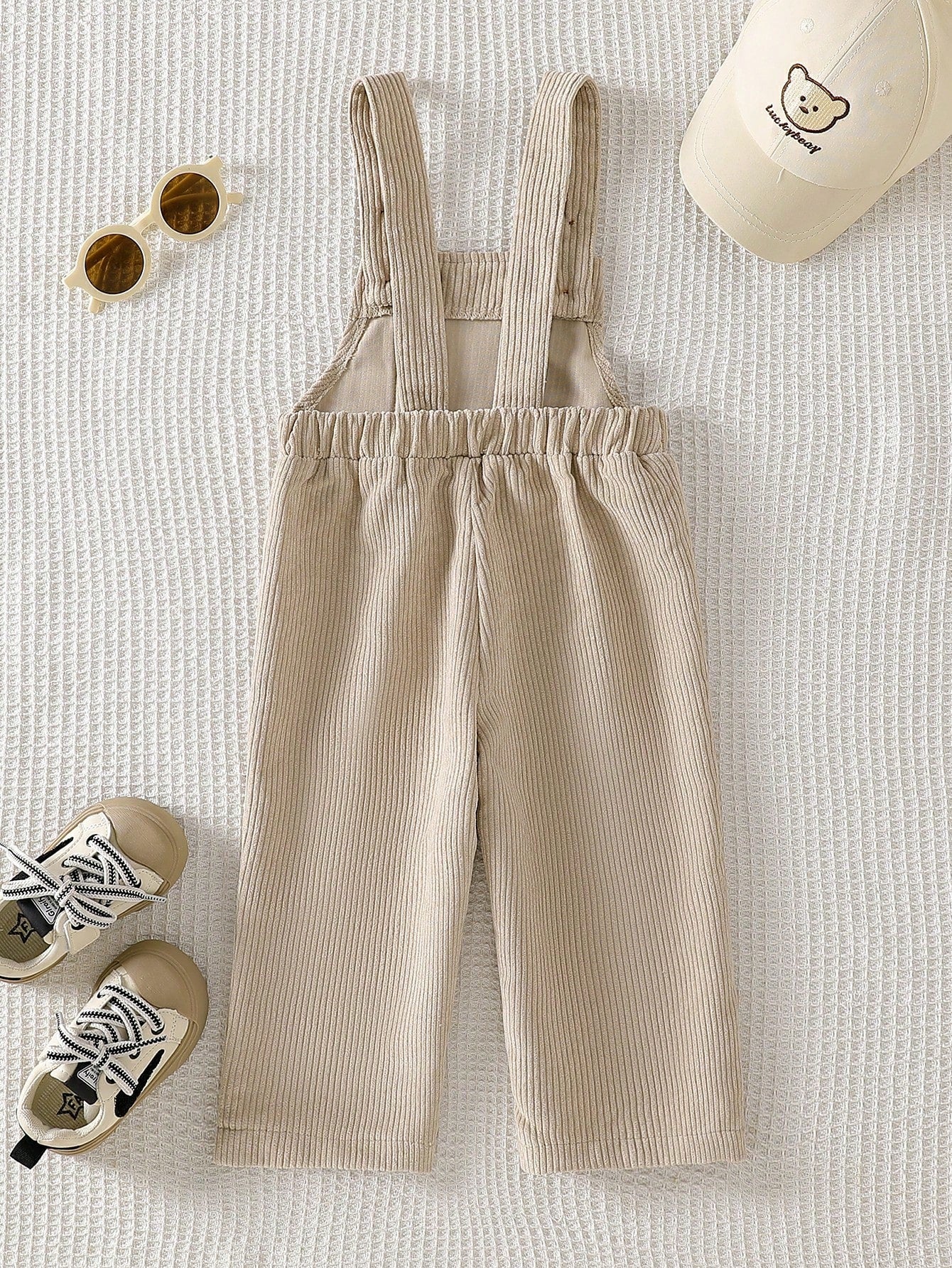 Boys Corduroy Dungaree Overalls - Griege | 21 Century Kids